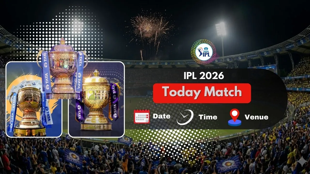 IPL 2026 Today Match Date, Time, Venue, Stadium, Live, Points Table