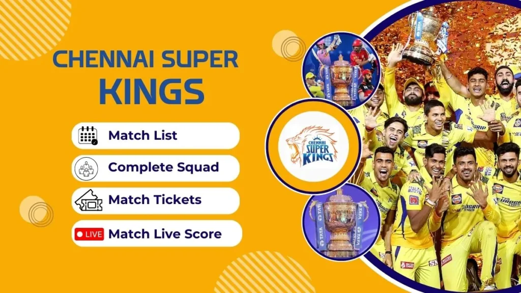 IPL CSK Schedule 2026, Match List